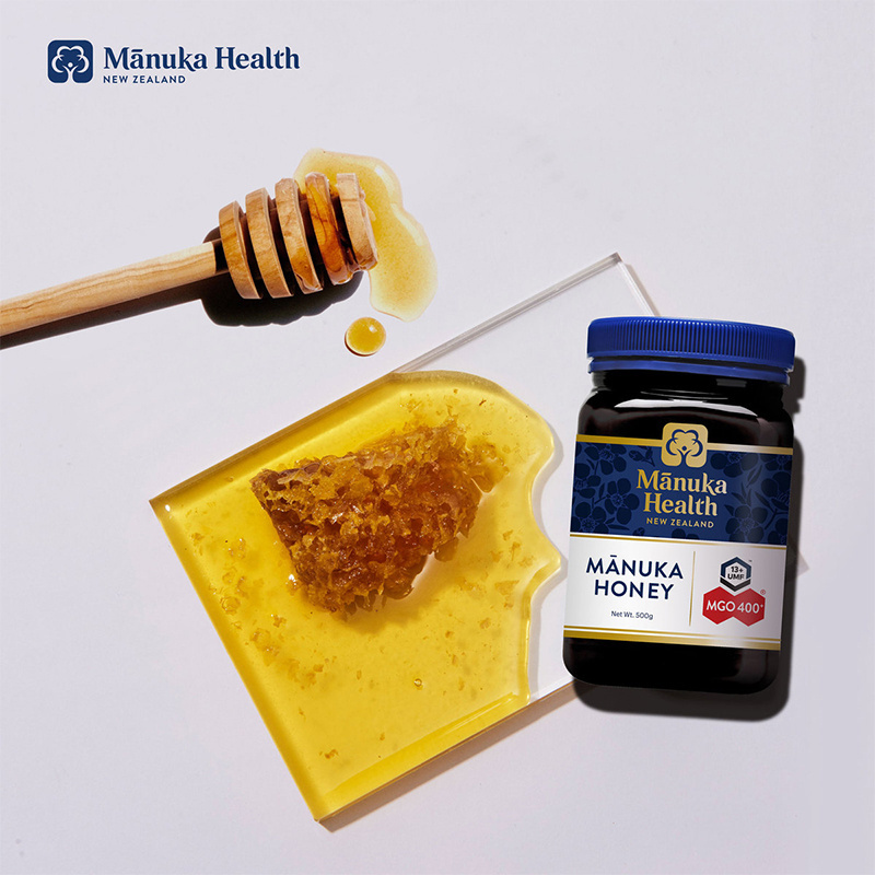 Superior Grade Manuka Health Manuka Honey MGO 400+ 500g Perfect For Daily Wellbeing To Keeps At Natural Best