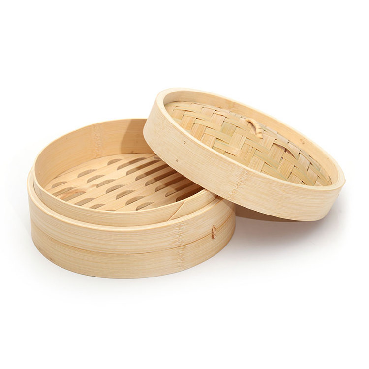 Handmade Favors Mini Bamboo Wooden Cook Basket Steamer