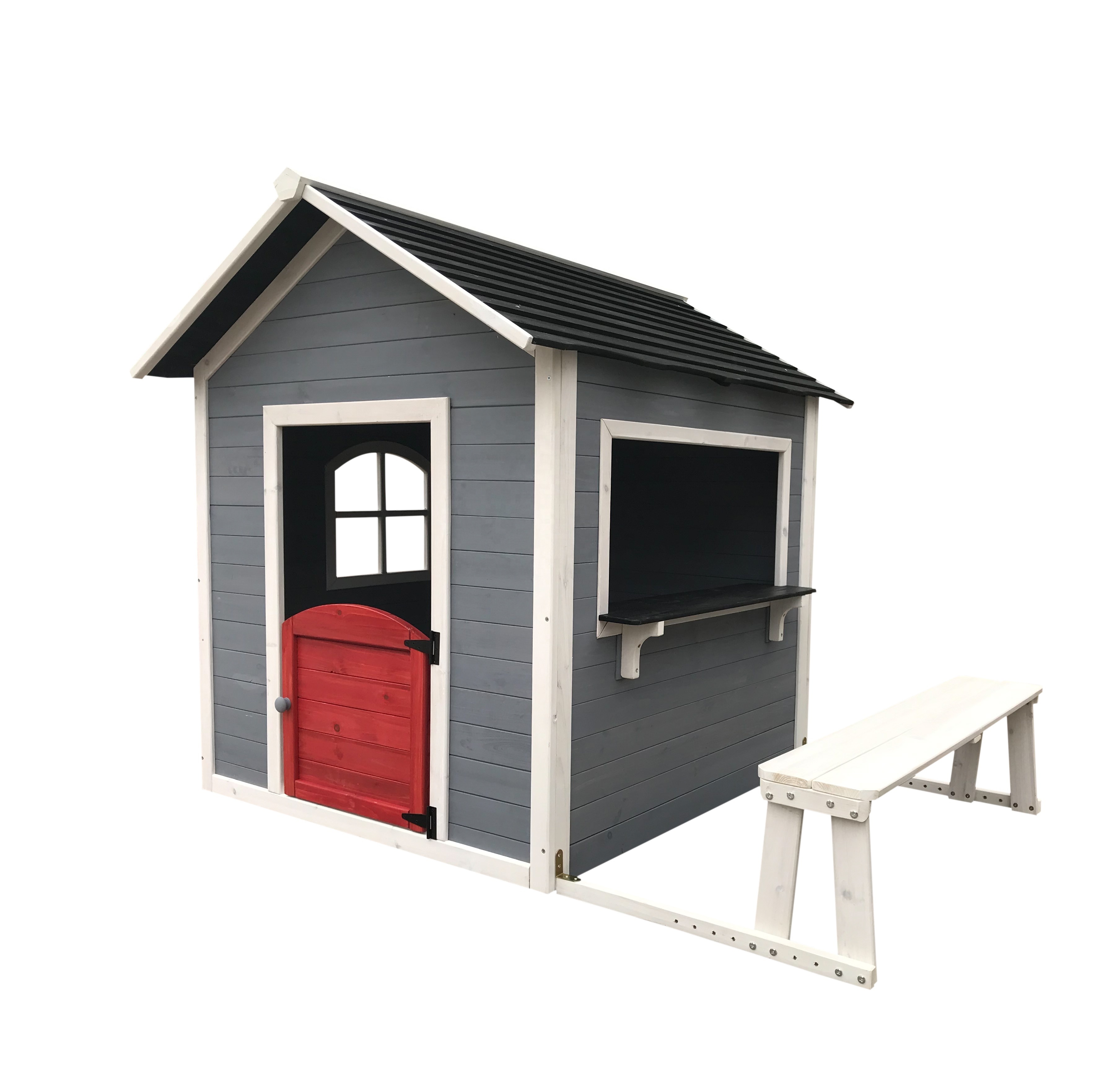 Cheap cute kids cubbyhouse wood outdoor children playhouse