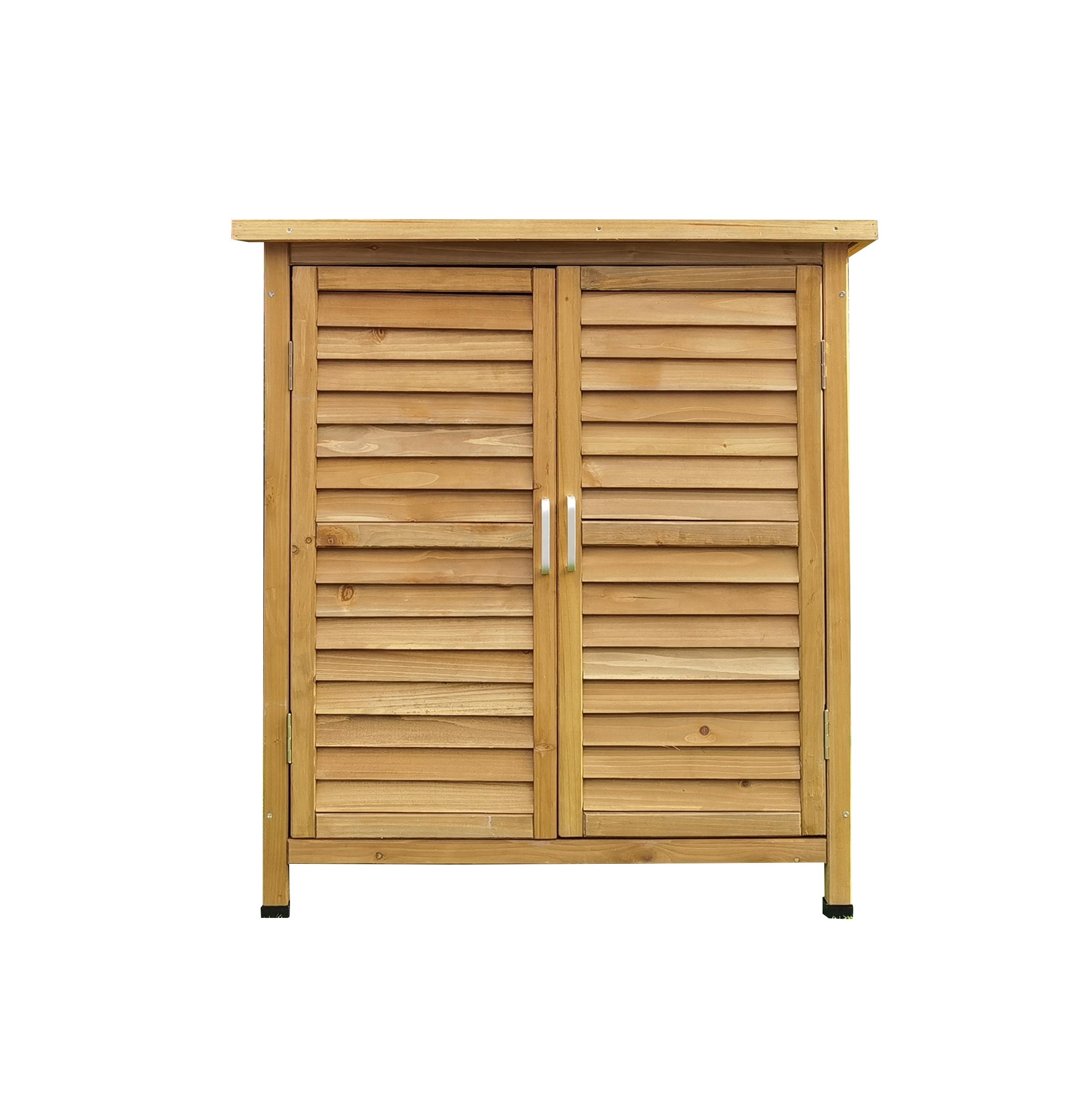 Hot Sale Garden Shed Solid Wood Storage Cabinet Backyard Wooden Sheds with Shelf