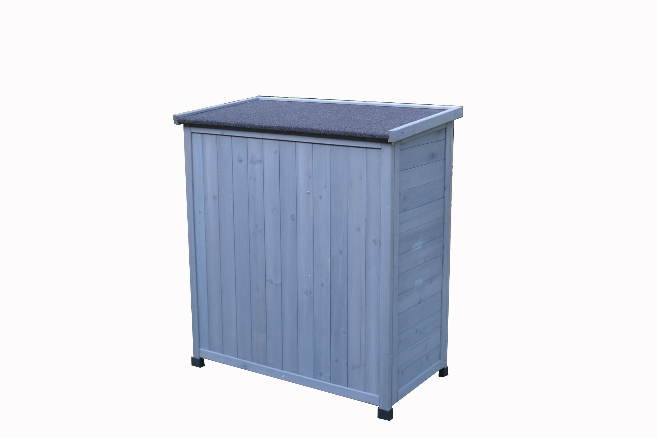 Outdoor waterproof wooden storage shed