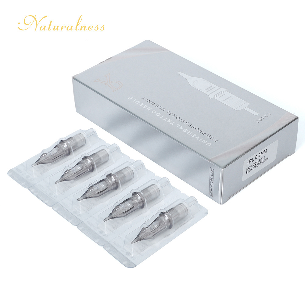 YD OEM /ODM Universal Multiple Sizes Tattoo Microblad Microblading Cartridge Needles Needle 20 Pcs/Box