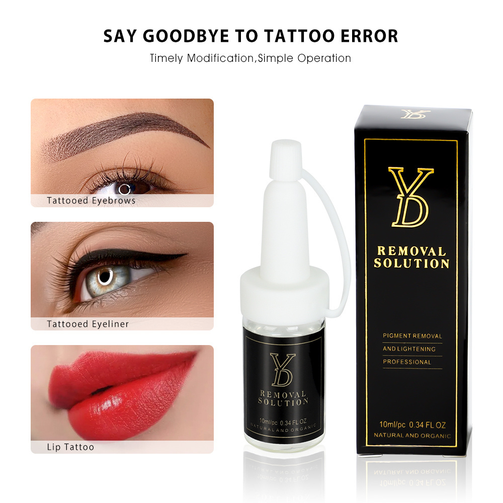 YD hot sale Microblading Old Tattoo Lip Eyebrow Remover Cream For Permanent Makeup Tattoo Removal Cream