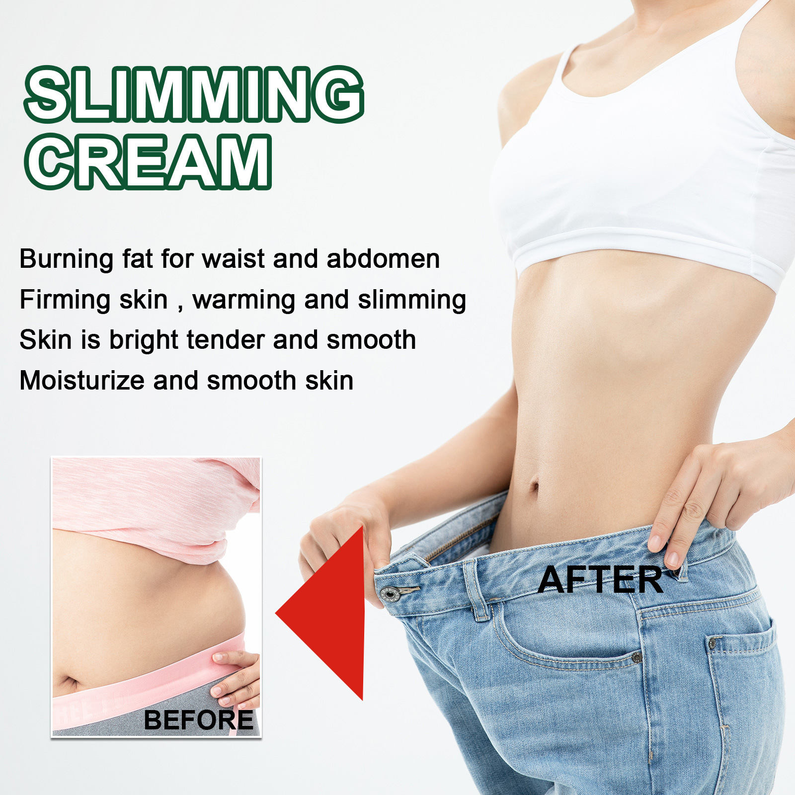 Wholesale Private Label Weight Loss For Face Body Belly Burn Fat Burning Shaping Waist Hot Slimming Cellulite Slim Cream