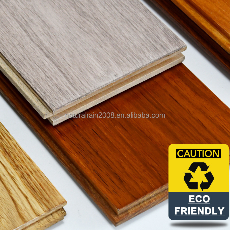 Canadian Salad Laminate Hybrid Floorboard Engineered Brushed Hardwood Oak Timber Flooring