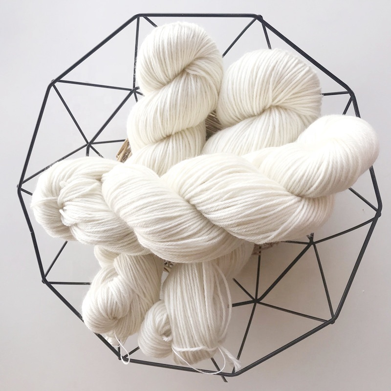 Lotus Yarns Wholesale Price High Quality 4ply 225m/100g  Pure Superwash merino  for hand dye