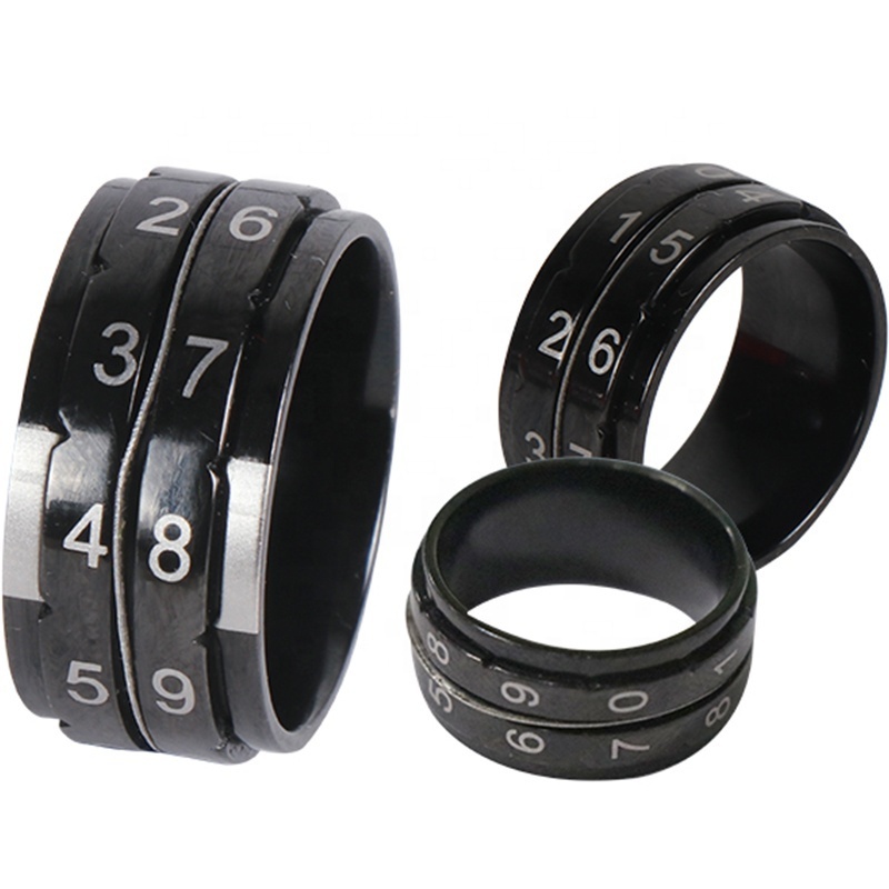 Knitpro high quality Stainless Steel - coated Black And  colour Row Counter Rings track your knitting pattern DIY hand knitting