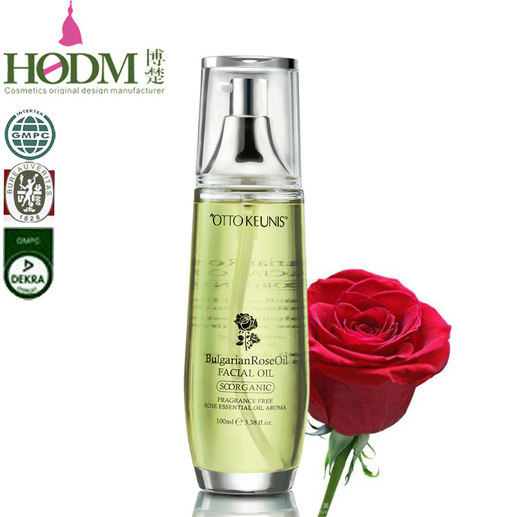 Skin & Hair Care Oil Natural Fragrance Free Rose Essential Oil for Dry Damaged Smoothing Hair Nourishing & Moisturizing Skin Oil