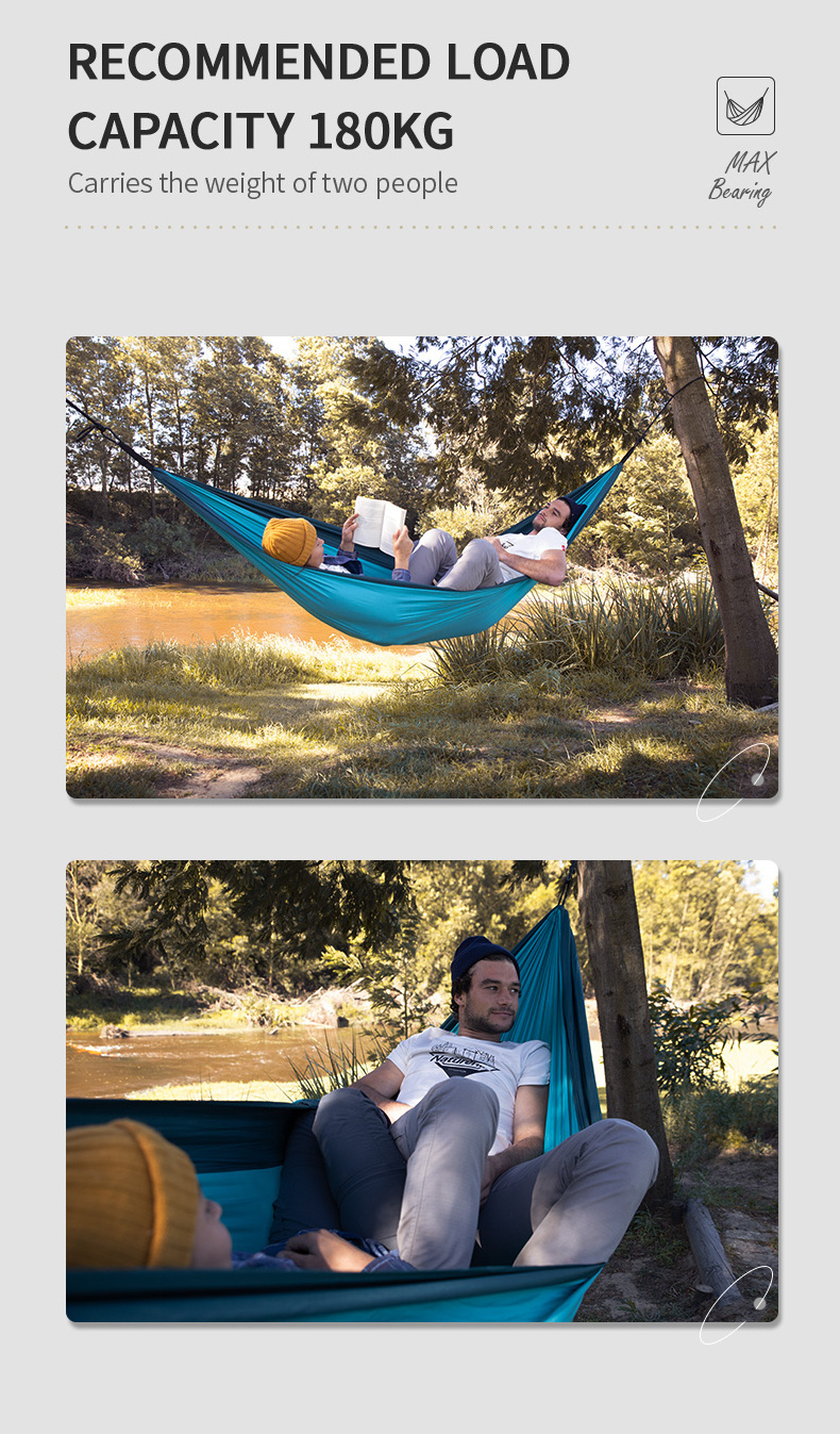 Naturehike outdoor hiking Ultralight single double 2 man lightweight camping hammock