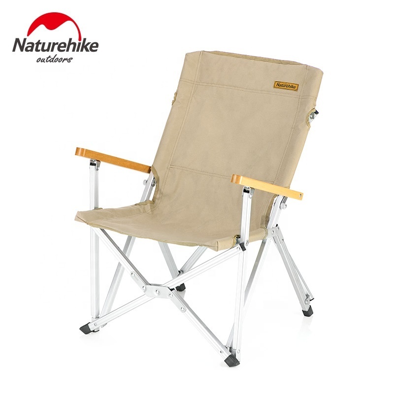 Naturehike Outdoor Picnic Durable Portable Folding Backrest kamp sandalyesi fishing beach chair for camping