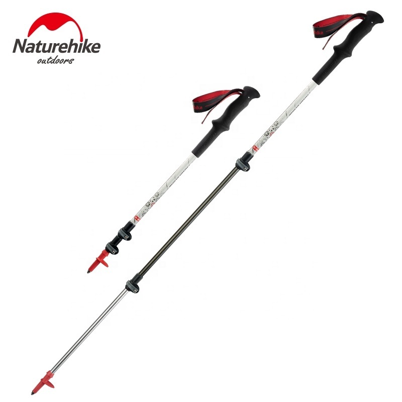 Naturehike ST06 Ultralight Walking Sticks Nordic Carbon Trekking Poles telescopic Adjustable Hiking Stick for Camping Hiking