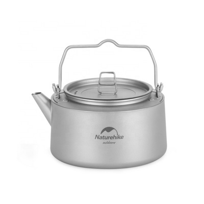 Naturehike outdoor camping hiking Mini ultralight 0.8L 1L tea pot titanium kettle