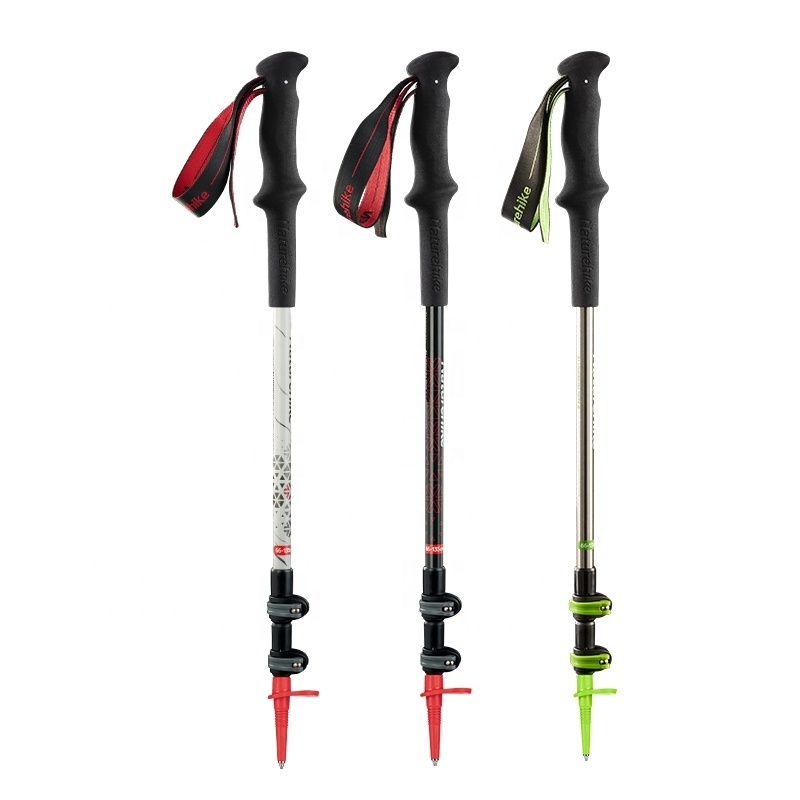 Naturehike ST06 Ultralight Walking Sticks Nordic Carbon Trekking Poles telescopic Adjustable Hiking Stick for Camping Hiking