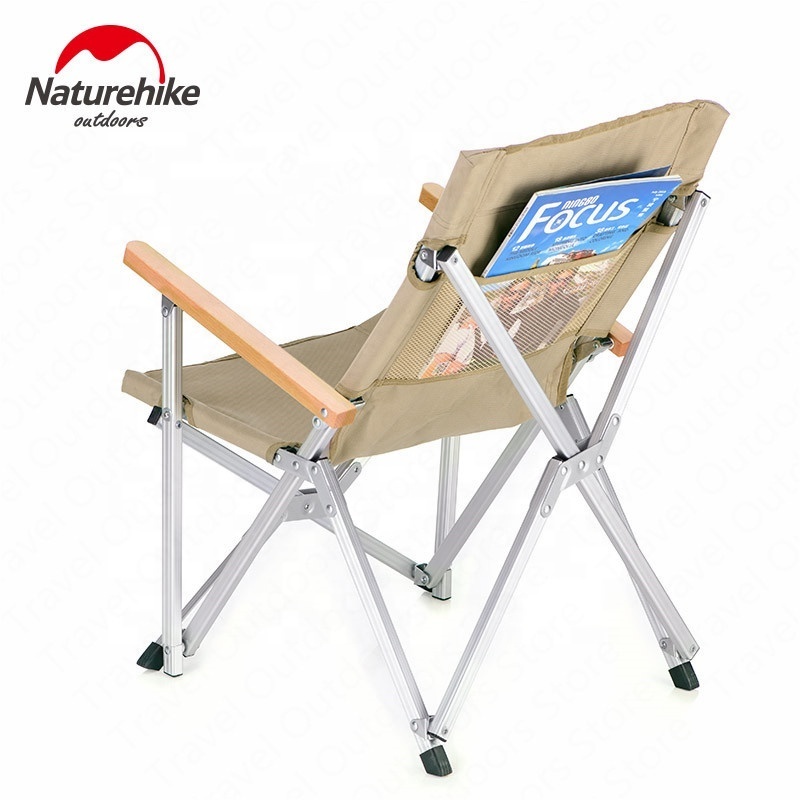 Naturehike Outdoor Picnic Durable Portable Folding Backrest kamp sandalyesi fishing beach chair for camping