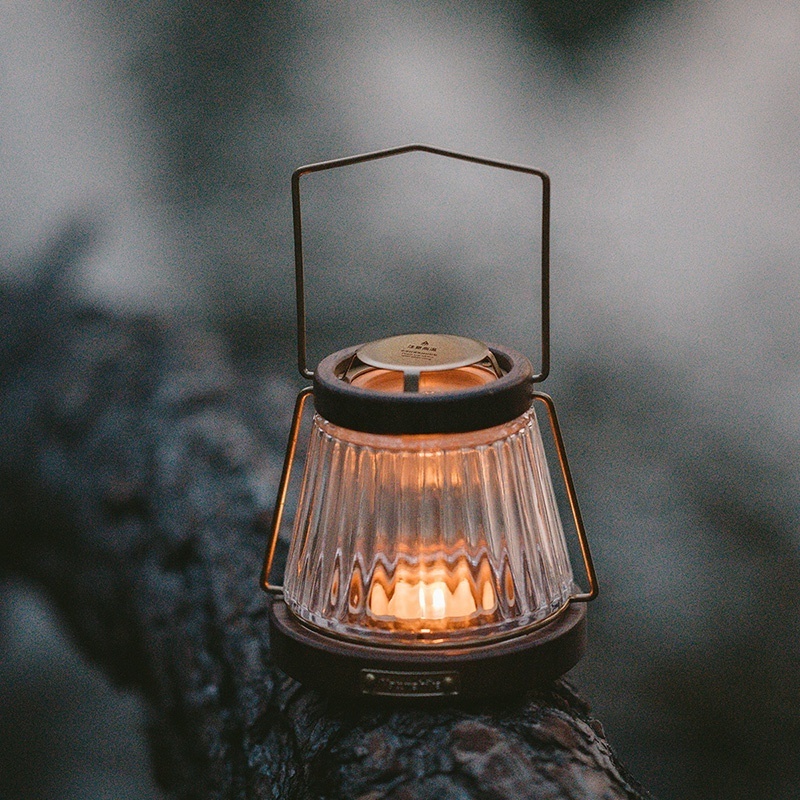 Naturehike Candle Lights Outdoor Camping Tent lanterns Retro Walnut Bmbiance lighting Lamps