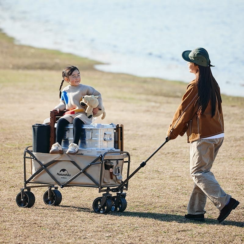 Naturehike outdoor Garden Park Utility kids wagon portable beach trolley cart foldable camping stroller folding wagon