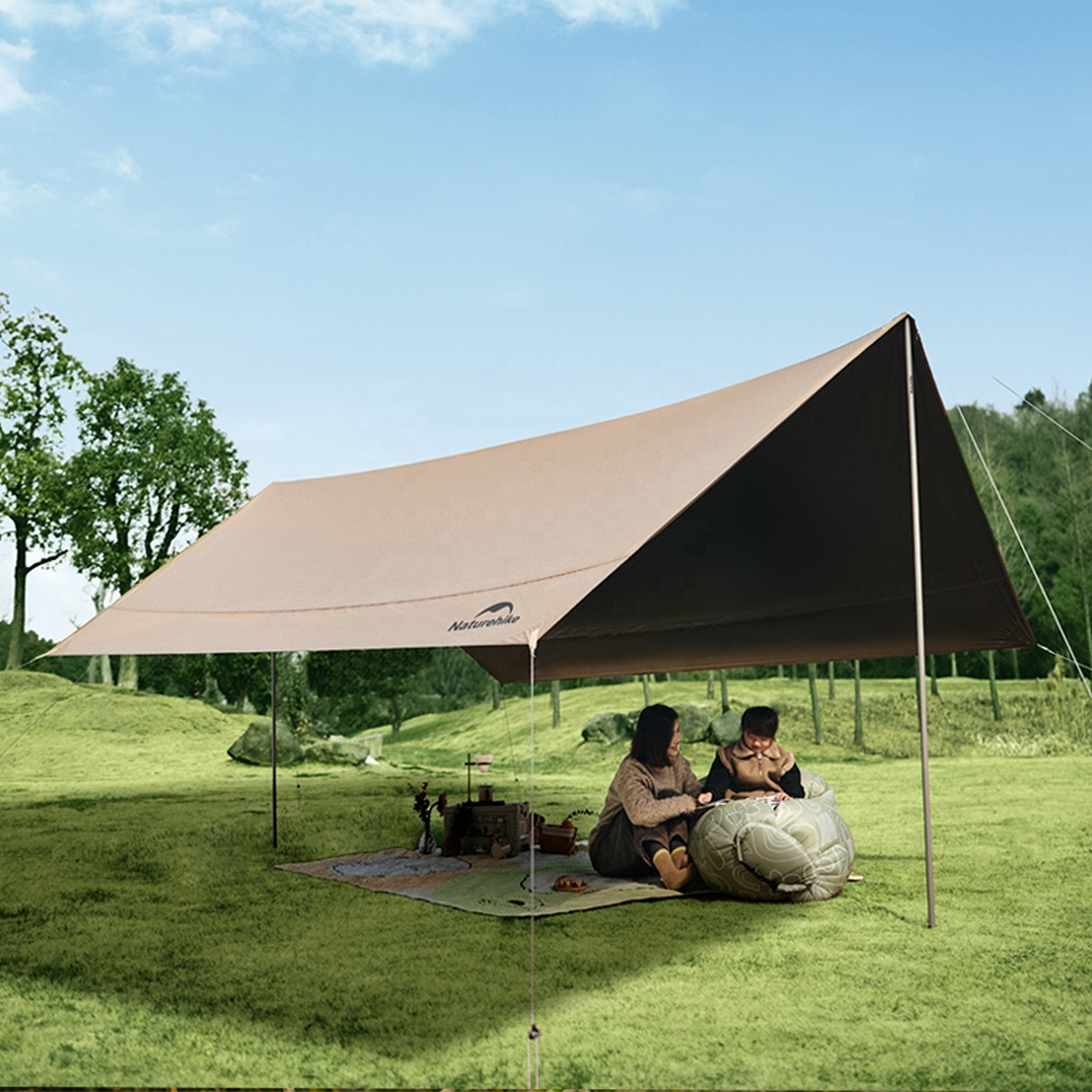 Naturehike  ultraviolet-proof rain-proof for outdoor beach tent for outdoor camping canopy Sun Shade camping Canopy