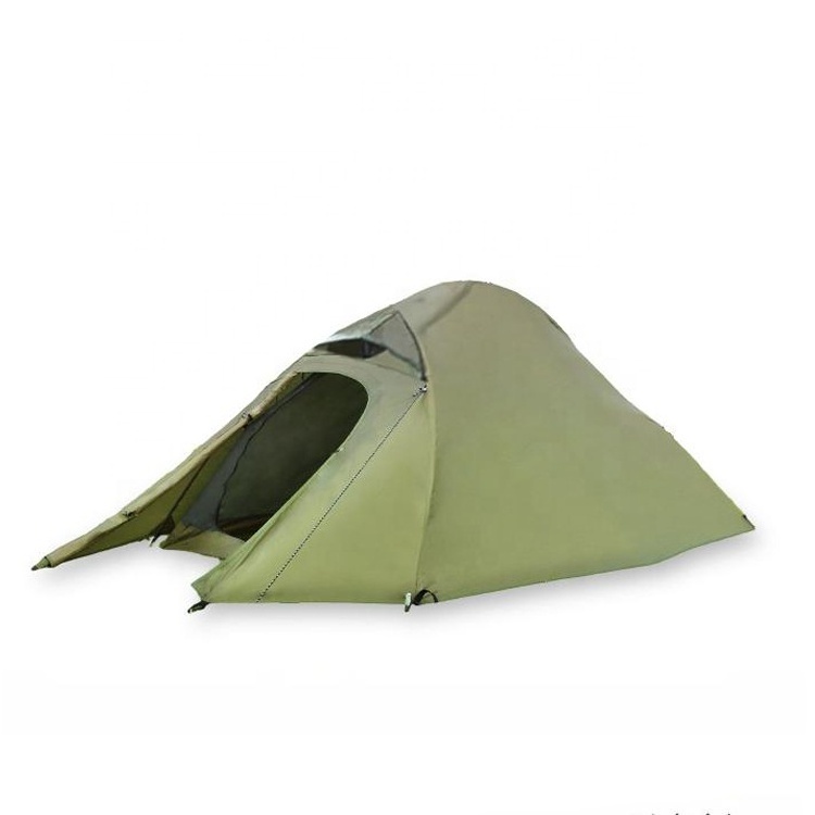 Ultralight Trekking Pole Tent Single Camping Tent For Single Person