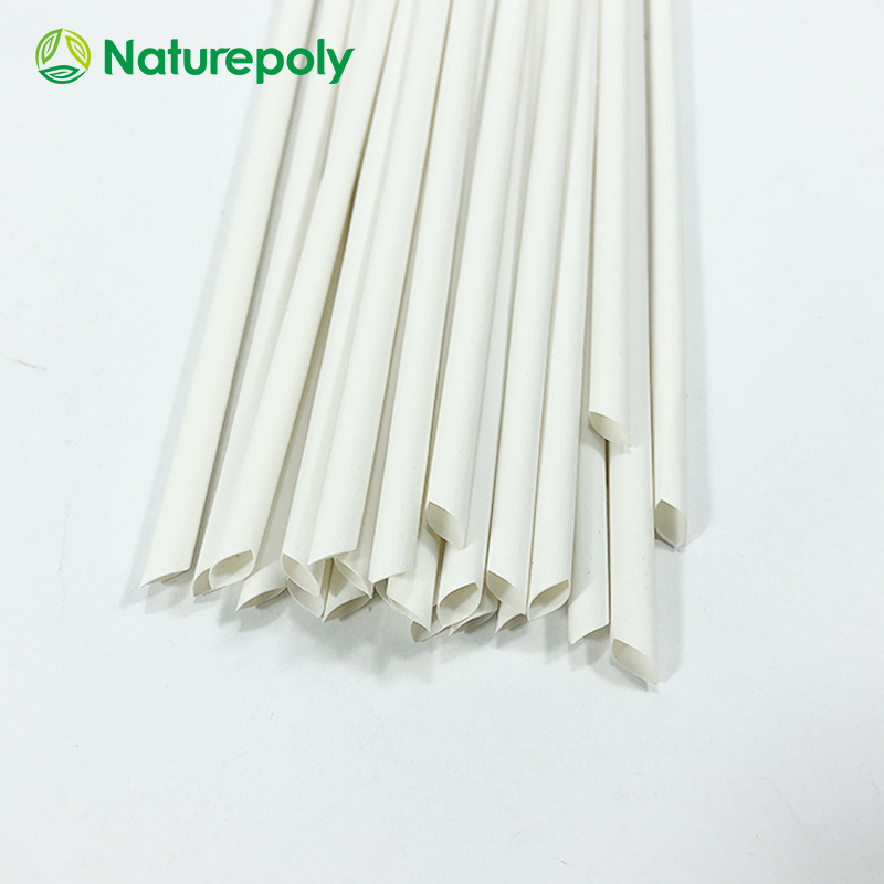 Free Sample Eco Friendly Compostable Biodegradable Drinking Straws Disposable Natural Plant Bamboo Fiber Boba Straws