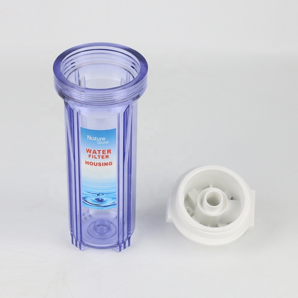 High efficient 1500 Liter Counter top tap water treatment Single or Mixer water filter with clear filter housing