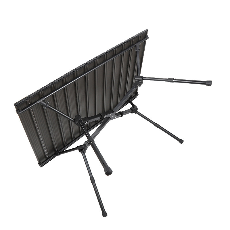 2023 new Black Color Outdoor Lightweight Aluminum Folding Camping Table