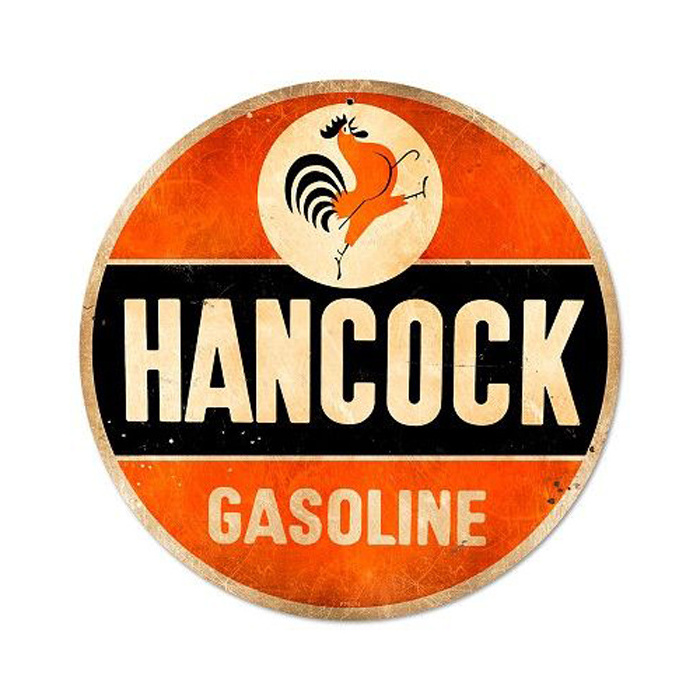 Retro Style Discount wholesale High Quality Gasoline Advertising 12 inch Vintage Porcelain Metal Enamel Signs by NEXHUB India