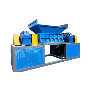 Double axis large waste plastic waste metal waste garbage shredder