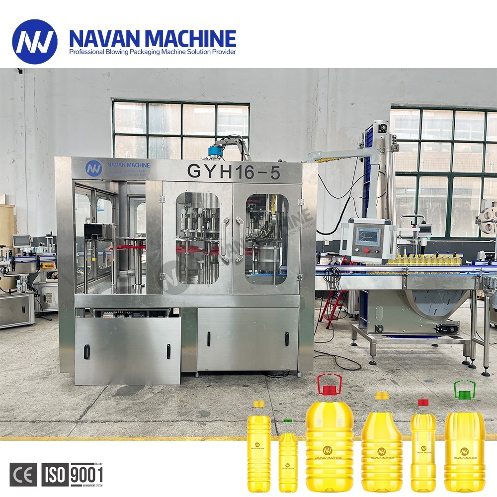 Automatic Rotary PET Bottle Oil Filling Machine for Olive Sunflower Edible Oil and Cooking Oil Bottle Bottling Packing Line