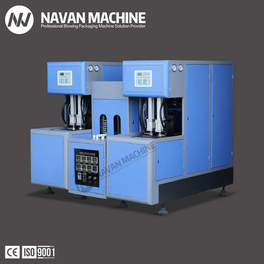 NAVAN Semi Automatic PET Bottle Blow Molding Machine Direct Sale From Factory