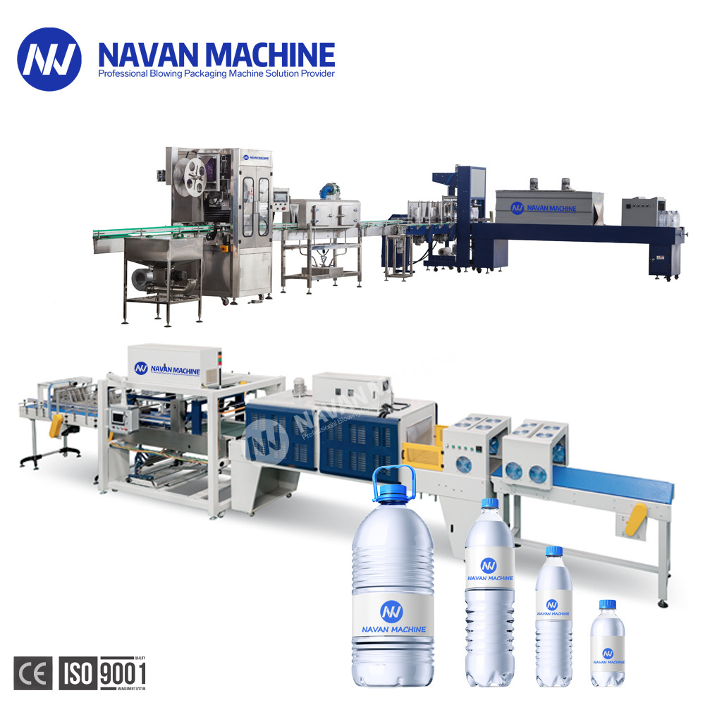 Full Set Complete Automatic PET Plastic Small Bottle Drinking Mineral Water Production Line / Bottle Water Filling Machine