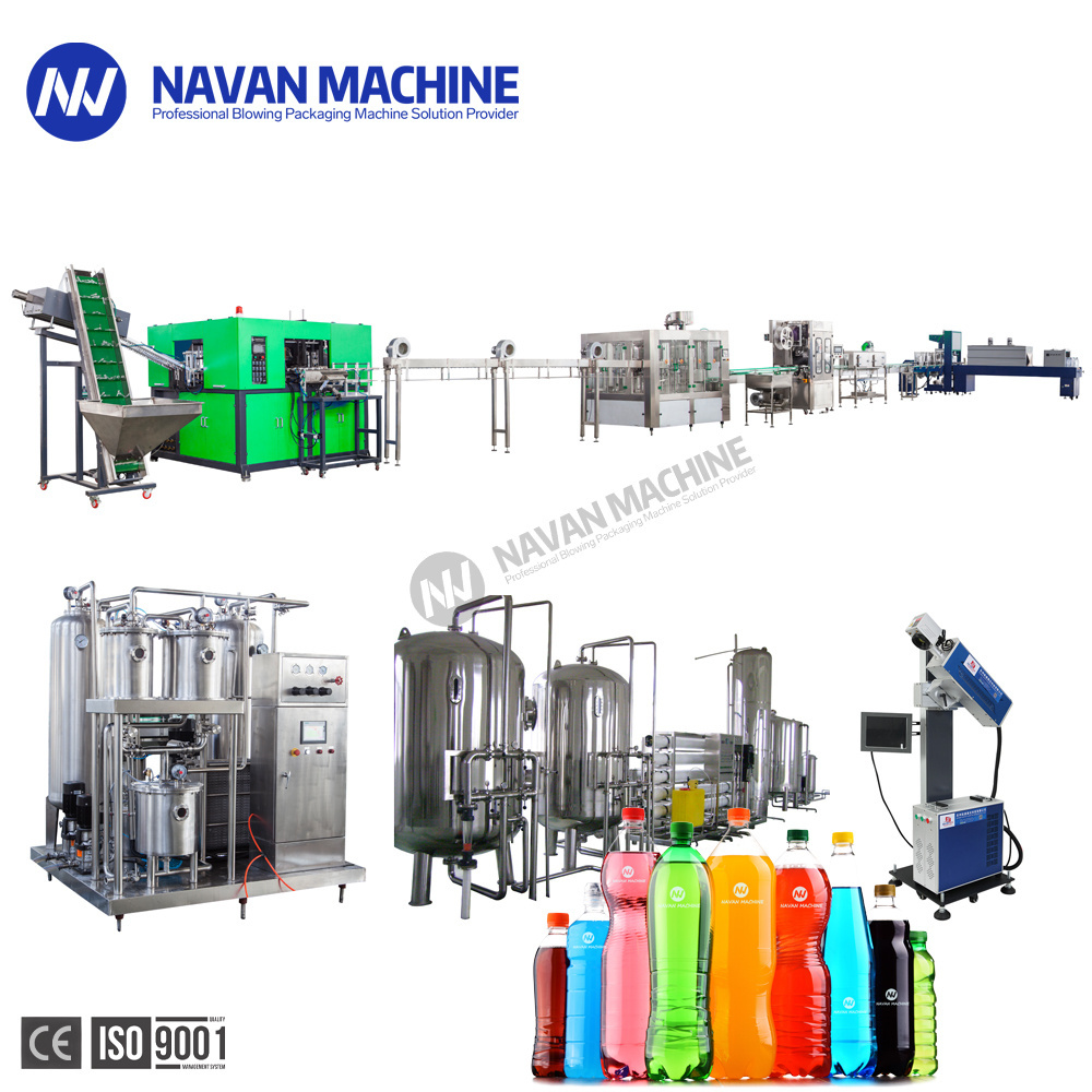 Soft Drink Production Line Soda/ Sparking Water Bottling Machine Carbonated Soft Drink Filling Machine