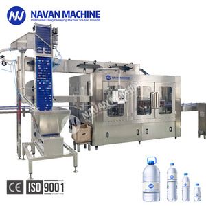 Full Set Complete Automatic PET Plastic Small Bottle Drinking Mineral Water Production Line / Bottle Water Filling Machine