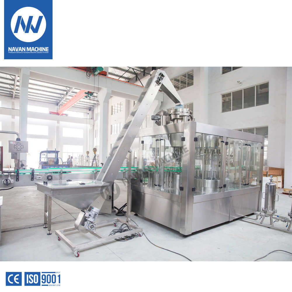 High Speed Glass Bottle Filling Line Wine Gin Liquor Vodka Rinsing Filling Capping Machine