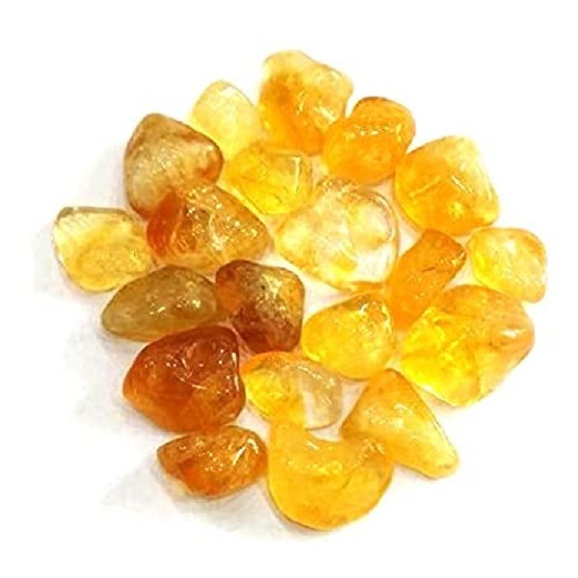 Natural Crystals Citrine Healing tumbled stone Healing agate pebbles stone crystal tumbled stone ;Wholesaler