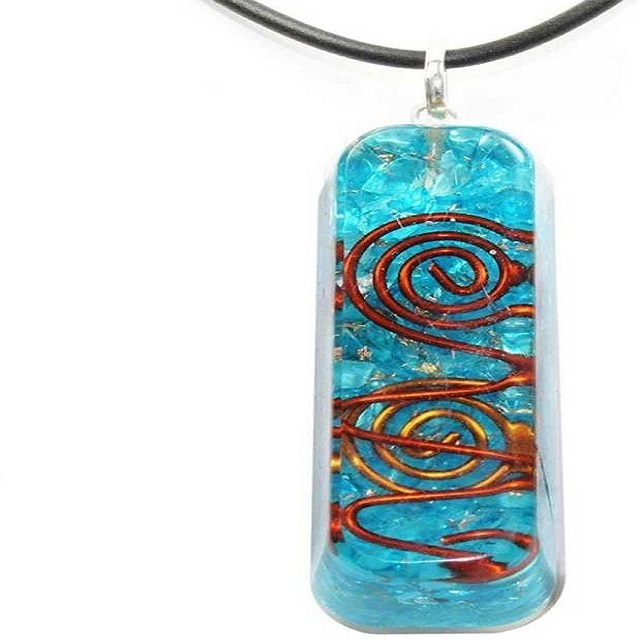 Spiritual Healing Crystals Beautiful Orgonite pipe Pendants Chakra Layered Pendants Gemstone Pendants  ;wholesaler