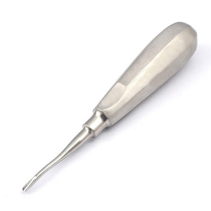 Stainless Steel Reusable Surgical Dental Flat Tip Coupland Root Elevator 1mm-5mm Tooth Extracting Luxating Root Elevator CE