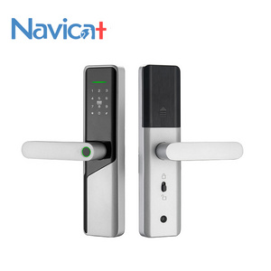 Home Apartment Smart Digital Electronic Security Password Card Key USB Smart Door Lock With Fingerprint Without App Remote Contr