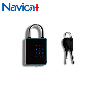 Volibel IP65 Outdoor Rfid Padlock Waterproof Ttlock App Rfid Card Intelligent Digital Electronic Nfc Smart Padlock With Key