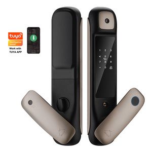 Volibel Digital Keypad Password Intelligent Lock Biometric Fingerprint Tuya Smart Door Lock With Camera