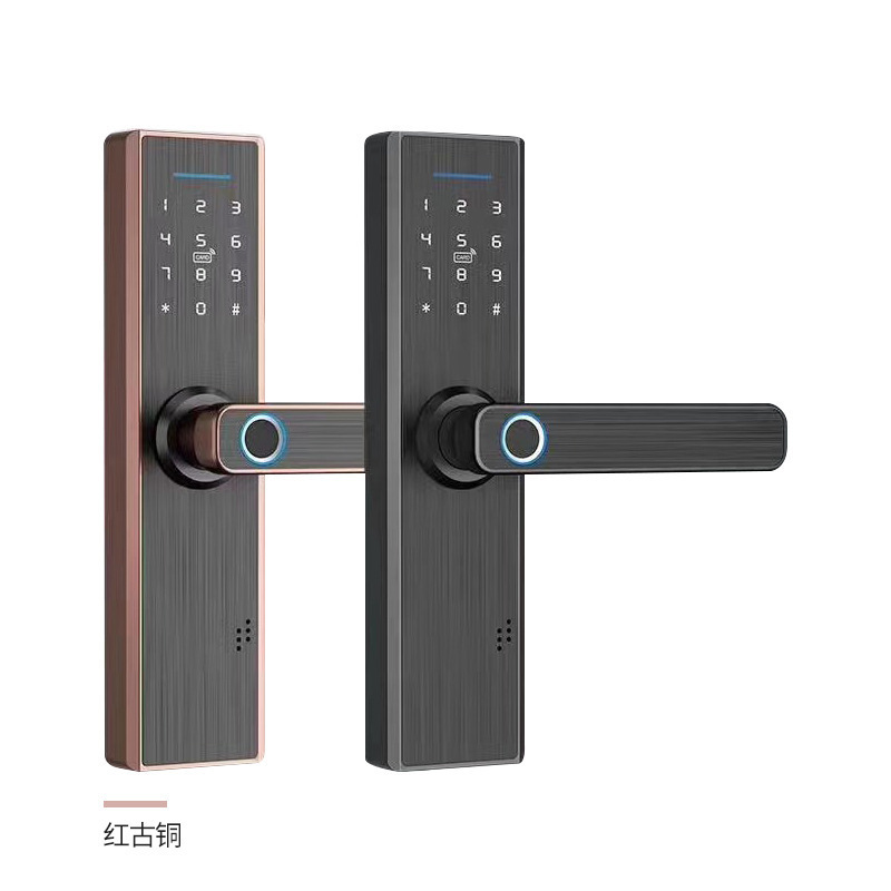 Smart Home Security Fingerprint Tuya Wifi Password Card Multiple Security Ttlock Intelligent Multi-Functional Airbnb Door Lock