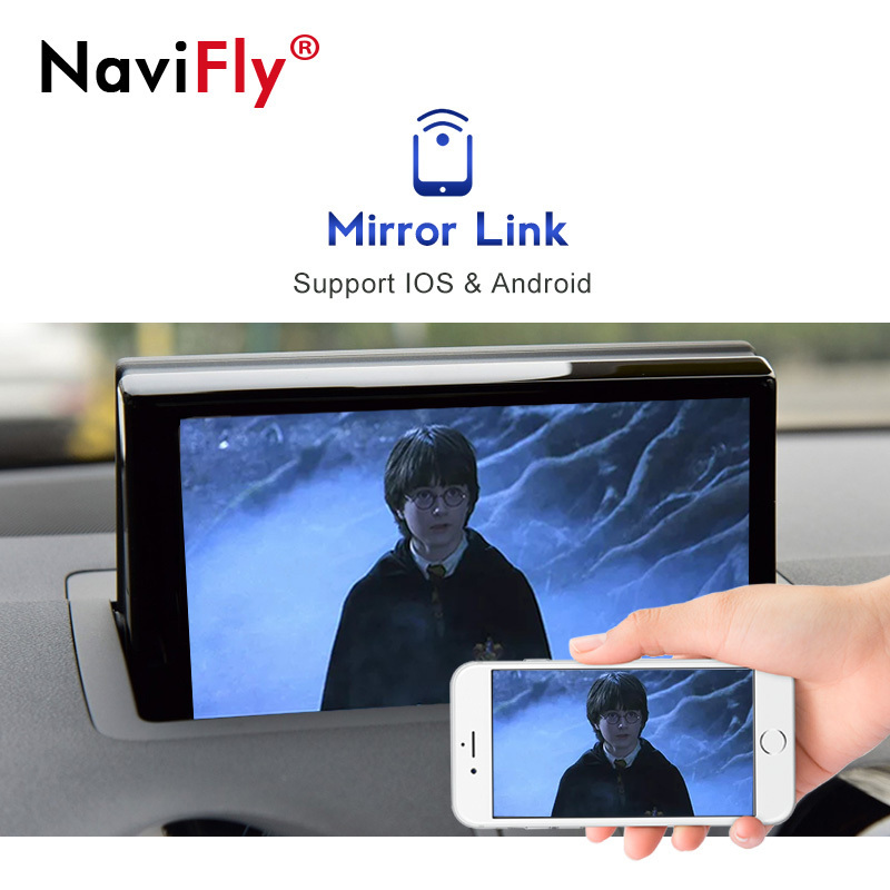 Navifly Android 4 Core 4+32GB Wireless Car play Android Box For Audi A1 A4 A5 A6 A7 A8 Q2 Q3 Q5 Q7 Navigation Video