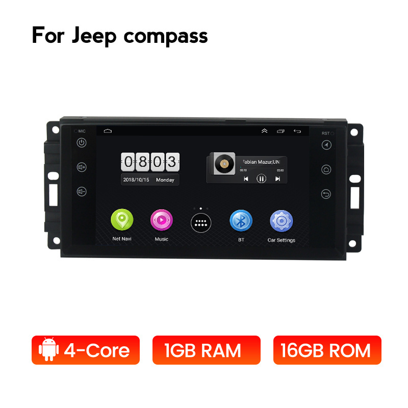 Navifly DSP 4G LTE Car radio 7inch multimedia video player For Jeep Cherokee Compass Commander Wrangler 300C Liberty Octa-core