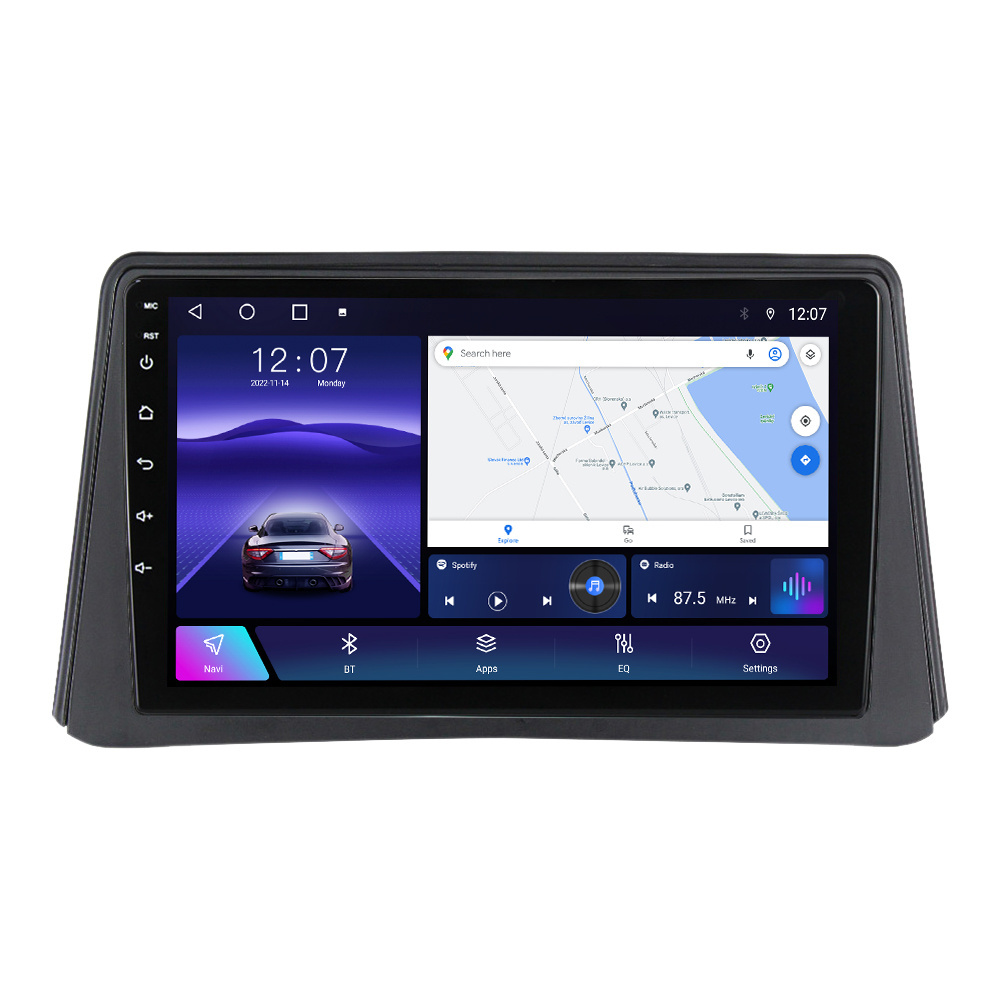 NaviFly TS10 TS18 Newest android QLED Screen Car DVD player for Opel Mokka 2012-2016 Support voice control 360 camera