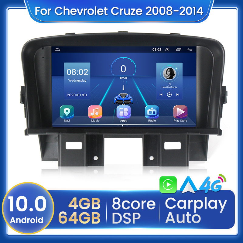 Navifly Android 10 Multimedia Video Player for Chevrolet Cruze 2008-2014 Car dvd player Radio Navigation GPS SWC BT DSP Carplay