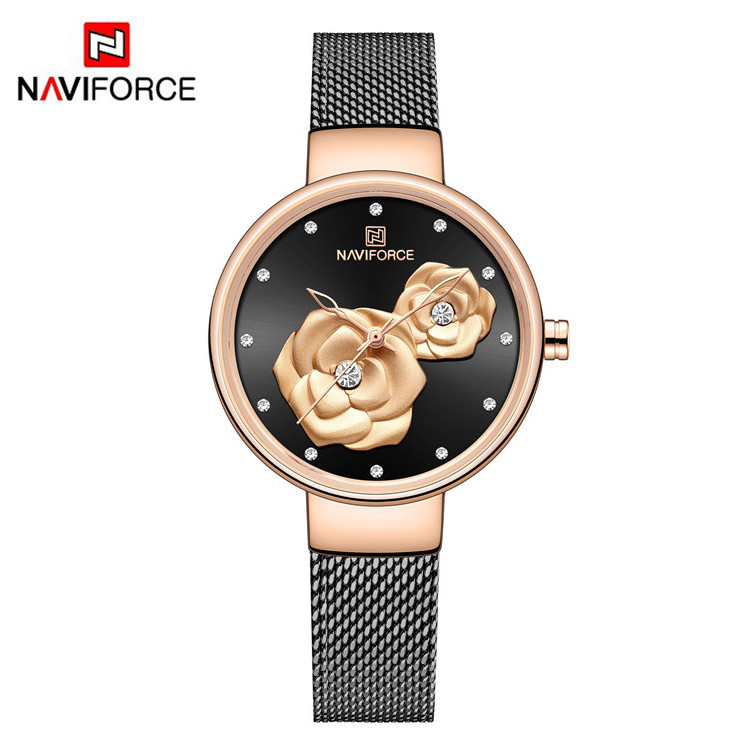 NAVIFORCE 5013 Quartz Watches Women Wrist Luxury Ladies Wristwatches Japan Movement Femalem Watch relojes de mujer Other Watches