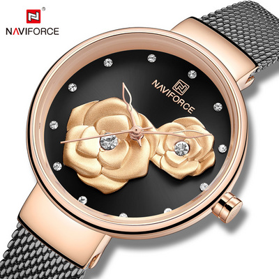 NAVIFORCE 5013 Quartz Watches Women Wrist Luxury Ladies Wristwatches Japan Movement Femalem Watch relojes de mujer Other Watches