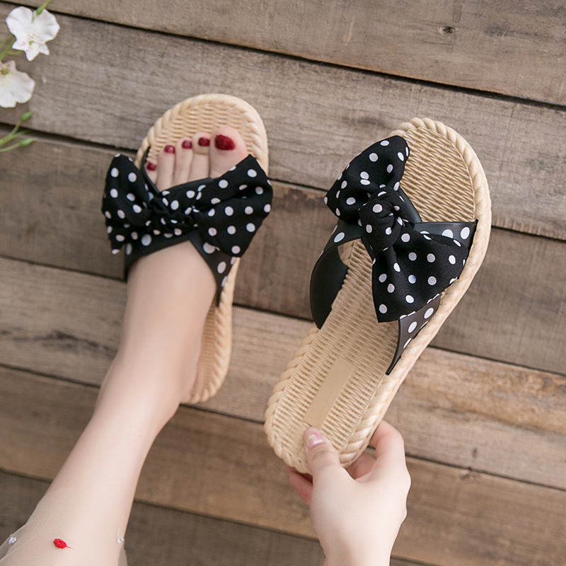 Preferential Price Women Flat-bottomed Fashion Sandals And Slippers juta bulk wholesale shoe vendors men open shoes flats