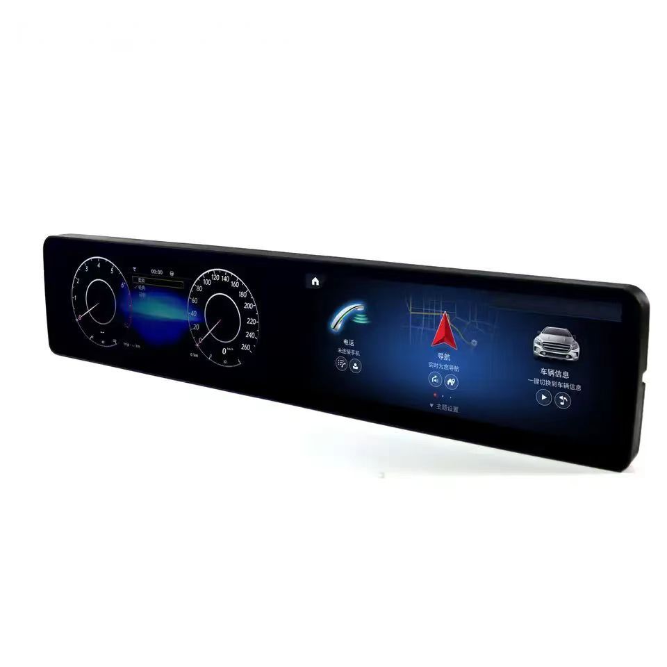 NaviHua Android Car Radio Multimedia Stereo GPS Navigation Twin Screen Leather Edition for Mercedes Benz S Class W221