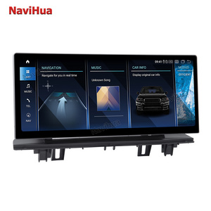 NaviHua  Car Accessories Upgrade Car Multimedia Radio Video for BMW F48 2014 2018 NBT EVO System 12.3inch Interior kit headunit