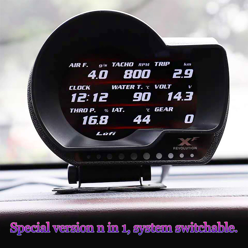 Navihua obd ii obd auto meter gauge monitor speedometer mini Car digital water temperature gauge Car for Magician F9